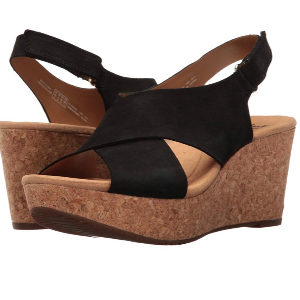 *FLASH SALE!* Clarks Annadel Suede Wedge Sandal